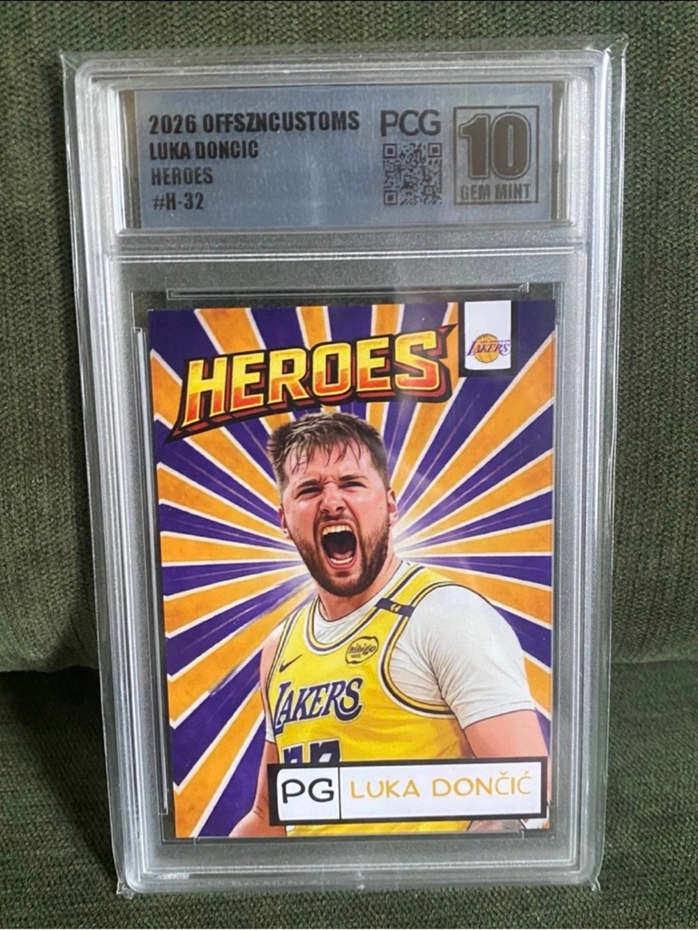 Custom Luka Doncic Heroes PCG 10!! Lakers H32